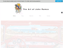 Tablet Screenshot of johnramos.com